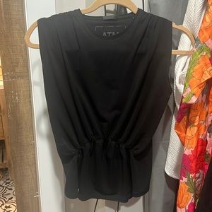 ATM Black Sleeveless Top SAKS